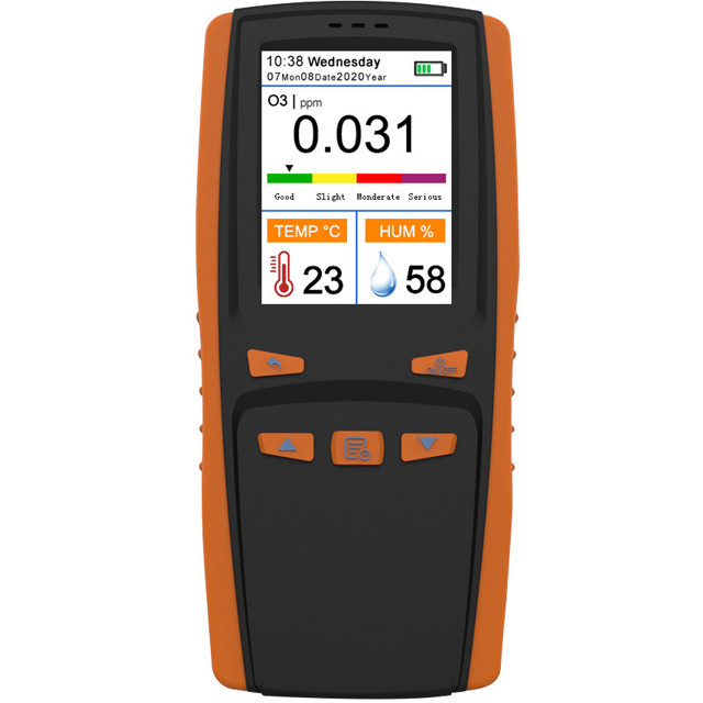 164*74*26MM O3 Portable Gas Detector In Bangladesh CE ROHS LCD Screen