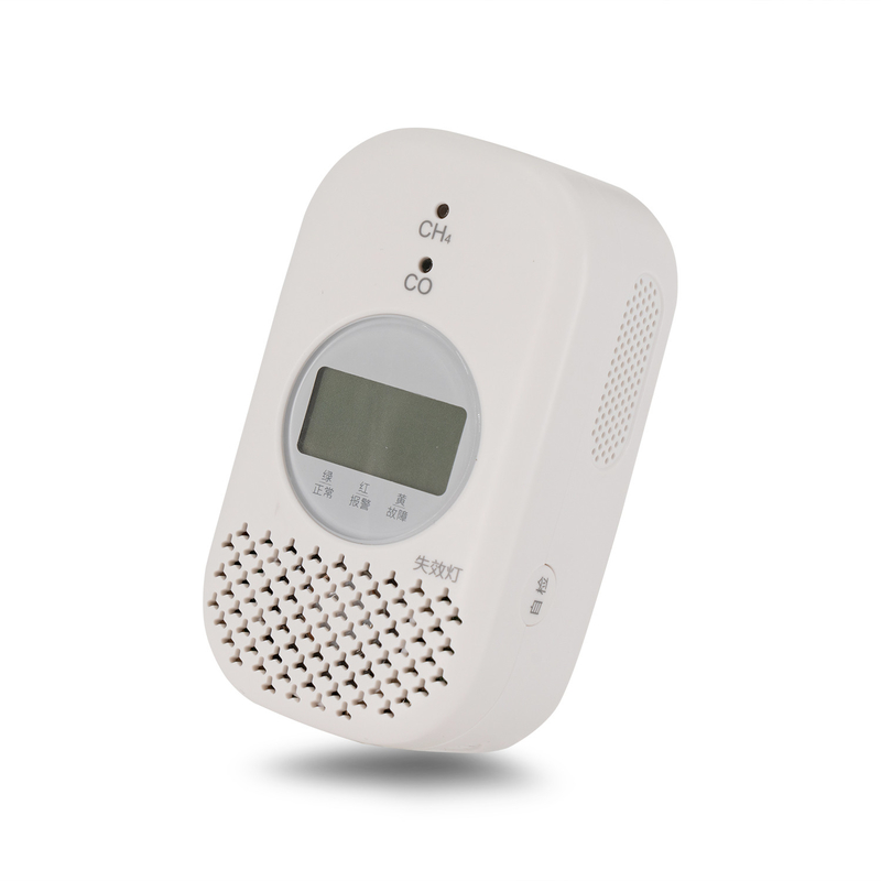 OEM Wireless Gas Alarm Detector Dual CO And CH4 Semiconductor