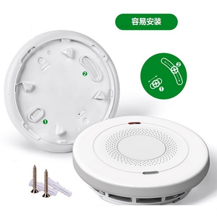 UL217 Certified Co Alarm Detector Built In Battery Photoelectric Independent