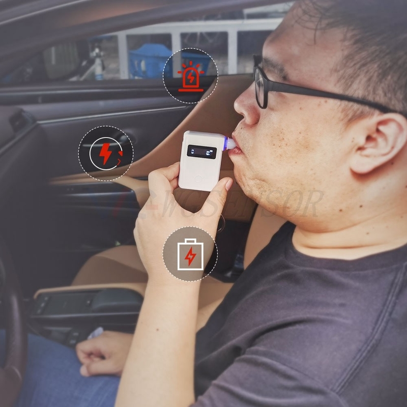 Japan OEM/ODM WG800 Driving Essentials Parking with Backlight Breathalyzer Gadget Digital Breath Alcohol Tester(WG800)