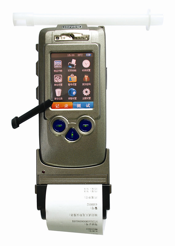 CE AT8900 Law Enforcement Alcohol Breath Analyser 32 Bit MCU Digital Alcoholmeter