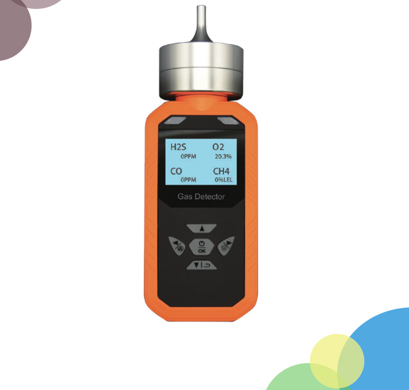 Multi Function 3000mAh Combustible EX Gas Detector Shock Resistance