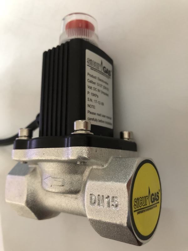 Pulse Kitchen Natural Gas Solenoid Valve Natural Gas Shut Off Valve For Bbq