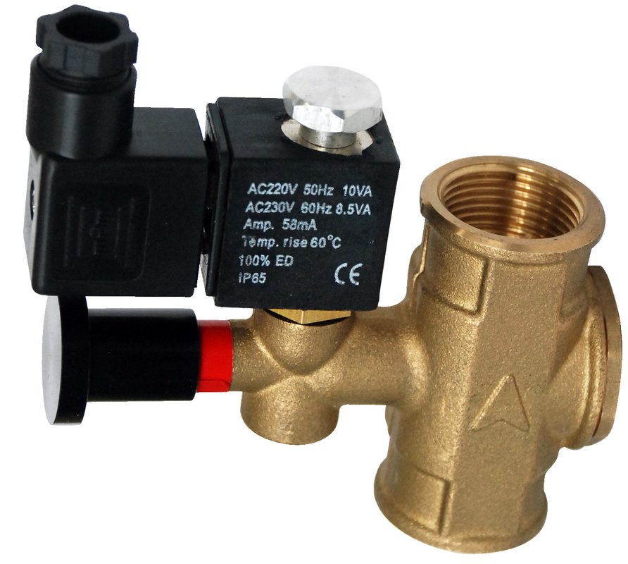 Pulse Solenoid Automatic Gas Shut Off Valve For Commercial Kitchen
